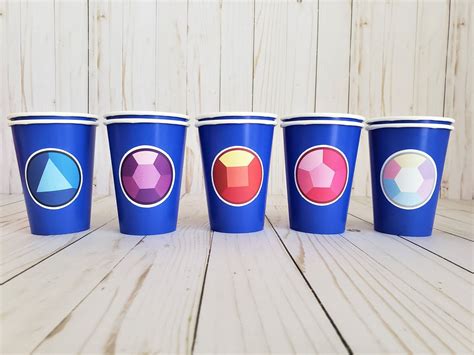 10pc Steven Universe 12oz Party Cups Steven Universe Crystal Gems