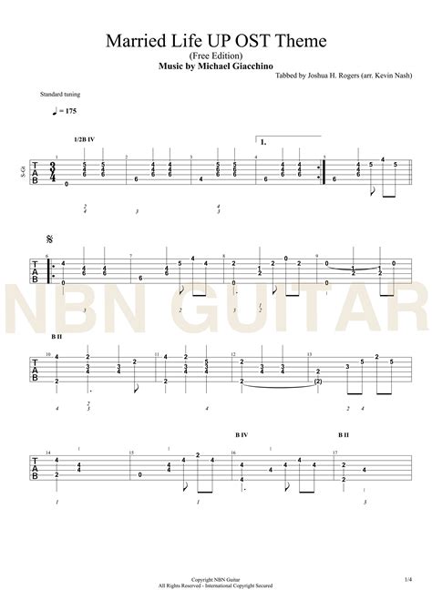 UP Married Life Online Classical Guitar Lesson NBN Guitar