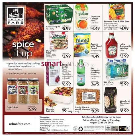 Urban Fare Flyer August 23 To 29