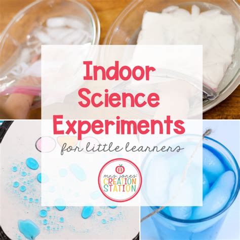 Indoor Science Experiments for Little Learners - Mrs. Jones Creation ...