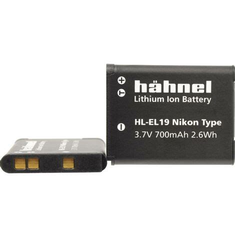 H Hnel Fototechnik Hl El Batterie Pour Appareil Photo Remplace Laccu