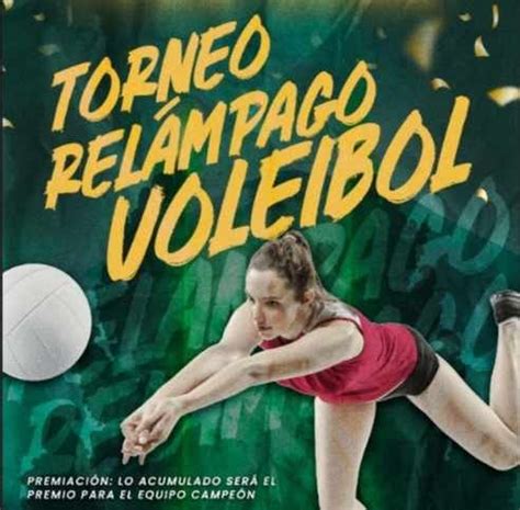 INVITA COMUDE A TORNEO RELÁMPAGO DE VOLEIBOL Escribiendo con tinta Negra