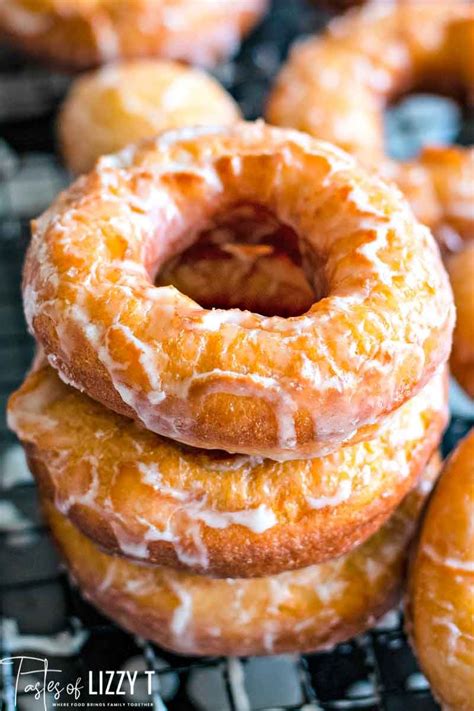 Homemade Amish Glazed Donuts Tastes Of Lizzy T Doughnut Recipe Easy