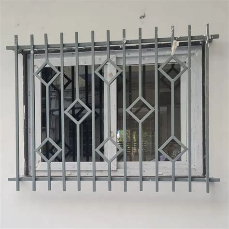 Mild Steel Window Grill For Home Hotel And Office At Rs 650 Sq Ft In