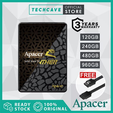 Ready Stock Apacer AS340 AS340X SSD 120GB 240GB 480GB 960GB 2 5