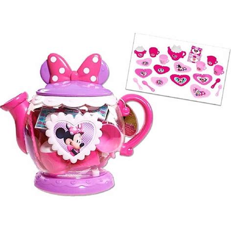 Minnie Mouse Bow Tique Minnie Mouse Teapot Play Tea Set Walmart