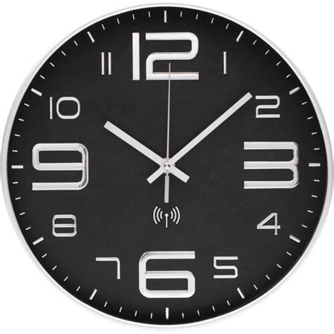 Horloge Murale Radio Pilot E Silencieuse Cm Sans Tic Tac Pendule