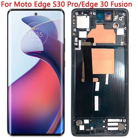 Dla Motorola Moto Edge 30 Fusion Wy Wietlacz LCD Z Ramk 6 5 Moto Edge