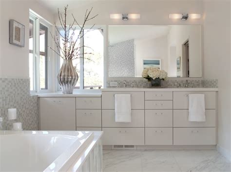 Bathroom Vanity With Mosaic Tile Backsplash Artcomcrea