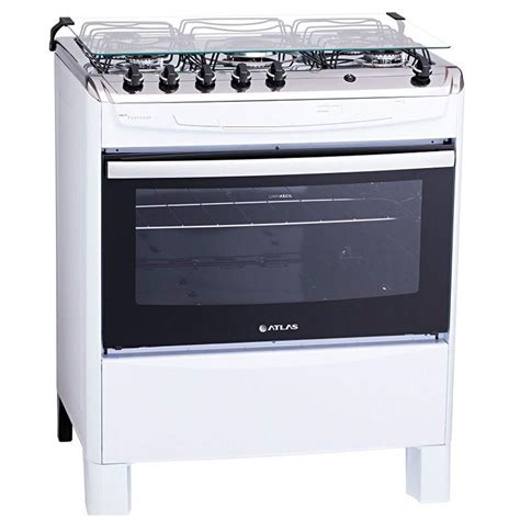 Fogão a Gás New Fastcook 5 Bocas Acendimento Automático Atlas Fogão 5