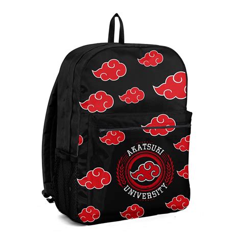 Bolsa Mochila Escolar Naruto Itachi Uchiha Sasuke Akatsuki Nuvem