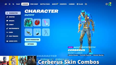 Cerberus Skin Combos Fortnite Battle Royale Youtube