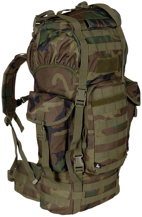 BW Kampfrucksack MOLLE 65 l Alu Ausst woodland günstig kaufen