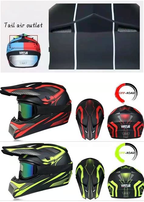 Casque vélo Casques de moto avec couverture complète visage pour