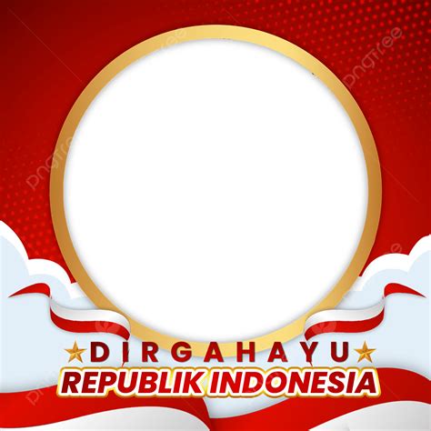 Kemerdekaan Republik Indonesia White Transparent Twibbon Kemerdekaan