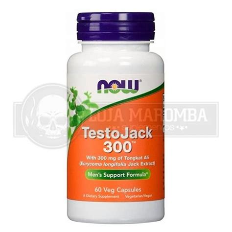 Testojack 300 60 Cápsulas Now Foods na Loja Maromba