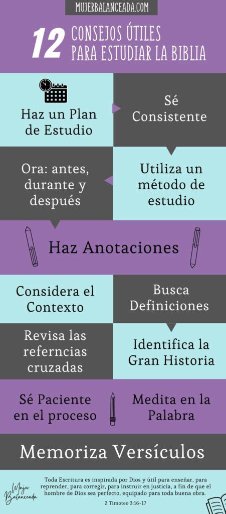 Consejos Tiles Para Estudiar La Biblia Mujer Balanceada