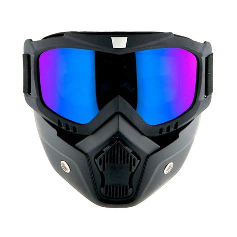 Motorcycle Goggles Mask Detachable For Motocross Helmet Goggles Use