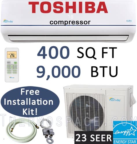 Senville Aura Sena 09hf 9000 Btu Ductless Split Heat Pump