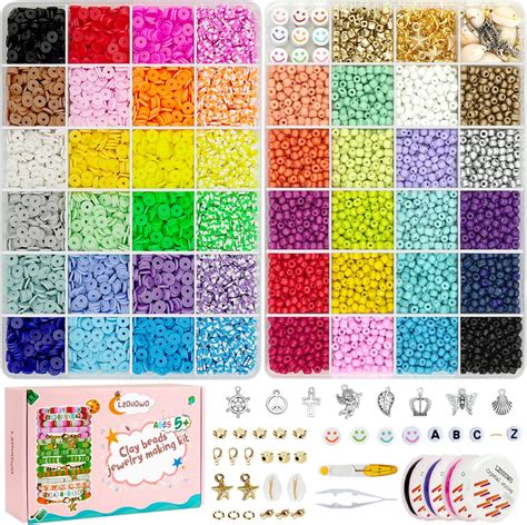 Amazon XICPUPU 6000pcs Clay Beads For Bracelet Making Kit