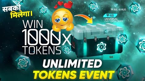 Win 1000x Tokens Event Free Fire Unlimited Tokens Event New Event