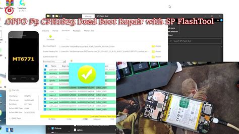 Oppo F9 CPH1823 Dead Boot Repair After Flash With Sp Flash Tool YouTube