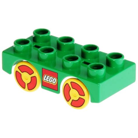 LEGO Duplo Road Car Base 31202c06pb01 Green DECOTOYS