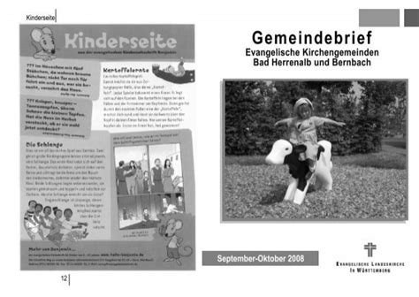 Gemeindebrief Sommer 2008 Evangelische Kirchengemeinde Bad