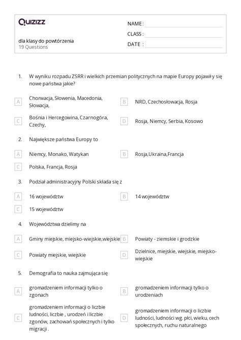 Ponad Przyrostki Arkuszy Roboczych Dla Przedszkole W Quizizz