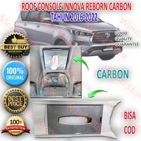 Roof Consoletempat Tissue Innova Reborn Carbon 2016 2022 Lazada