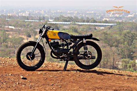 Yamaha Rx 100 Modified Cafe Racer Reviewmotors Co