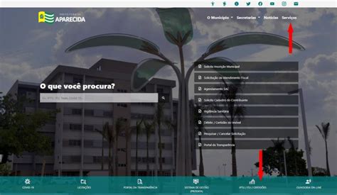 Prefeitura Municipal de Aparecida de Goiânia Etapas para imprimir o