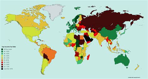 Countries By Top Income Tax Rate Oc 2000 X 1070 Rmapporn