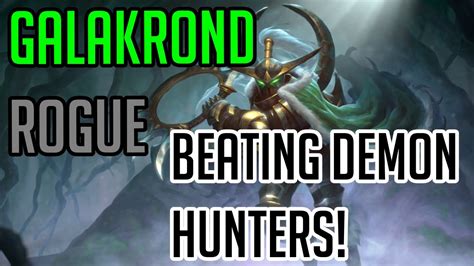 Beating Demon Hunters With Galakrond Secret Rogue Youtube