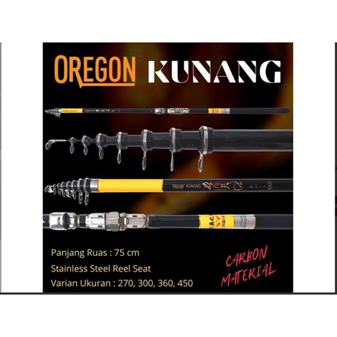 Jual Joran Tegek Kolong Oregon Kunang Carbon Panjang 270 300 360 450