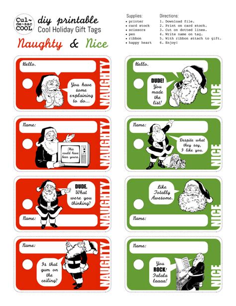 Free Printable Funny Christmas Gift Tags NewFreePrintable Net