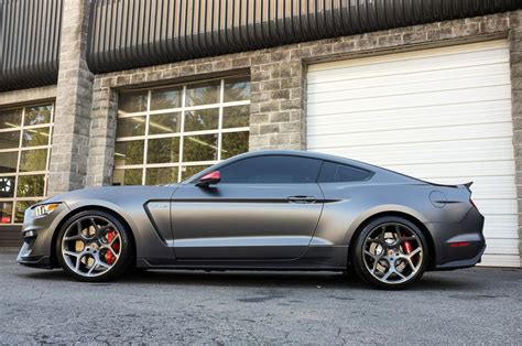 Staggered Forged Vossen Wheels On Shelby Gt Element Wheels