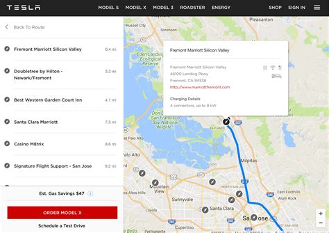 Tesla Launches EV Trip Planner Tool With Map Of Supercharger Locations