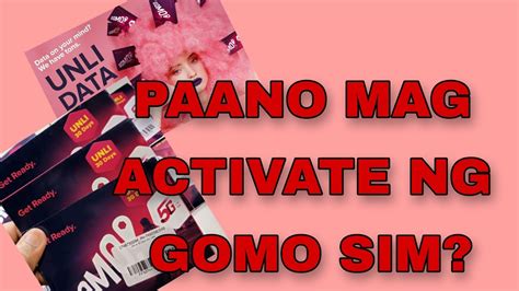 Gomo Sim Card Activation For New Users Unlimited Data For Days