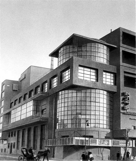 Zuev Workers Club Moscow 1928 Constructivist Architecture