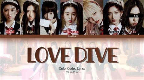 Ive 아이브 You Love Dive Karaoke Vrs 7 Members [han Rom Eng