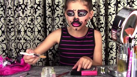 Monster High Catty Noir Doll Costume Makeup Tutorial For Halloween Or Cosplay Kittiesmam Video