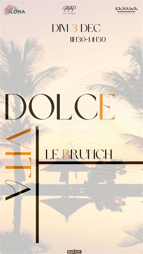 LA DOLCE VITA UNE AUTRE IDÉE DU BRUNCH Résa gratuite en ligne