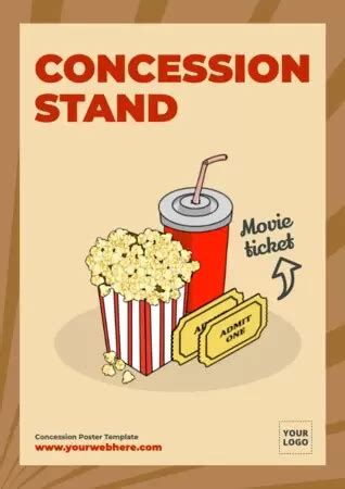 Customize a Concession Stand Banner Template