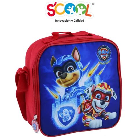 Scool Lonchera Tela Cuadrada Ranger Paw Patrol H Platanitos