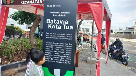 Implementasi Kebijakan Kawasan Rendah Emisi Di Kota Tua Belum Optimal