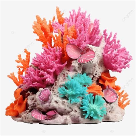 Coral Reef Composition Coral Sea Underwater PNG Transparent Image