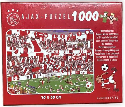 Ajax Puzzel Stukjes Legpuzzel Voetbal Ajax Bol