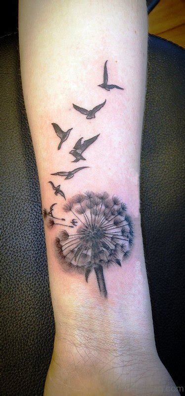 32 Lovely Dandelion Tattoos On Wrist