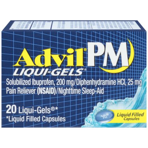 Advil PM LIqui-Gels Capsules 200mg 20 Count, 20 ct - Ralphs